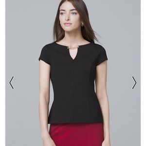 NWT WHBM Bodice with Gold Chain